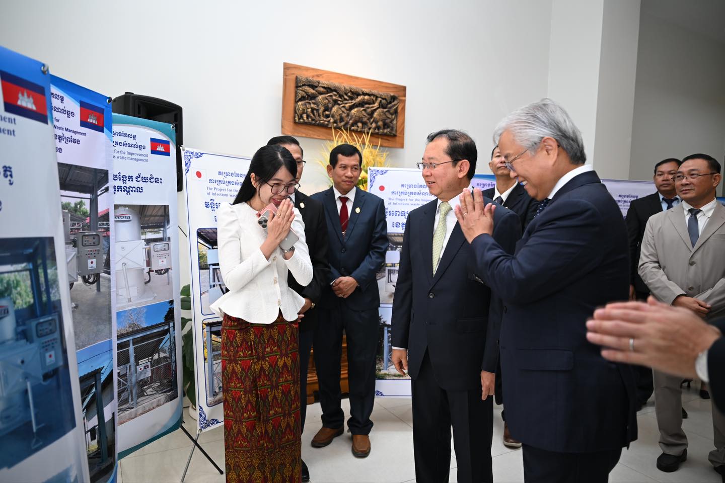 カンボジア向け「感染性廃棄物管理改善」を完工・納品