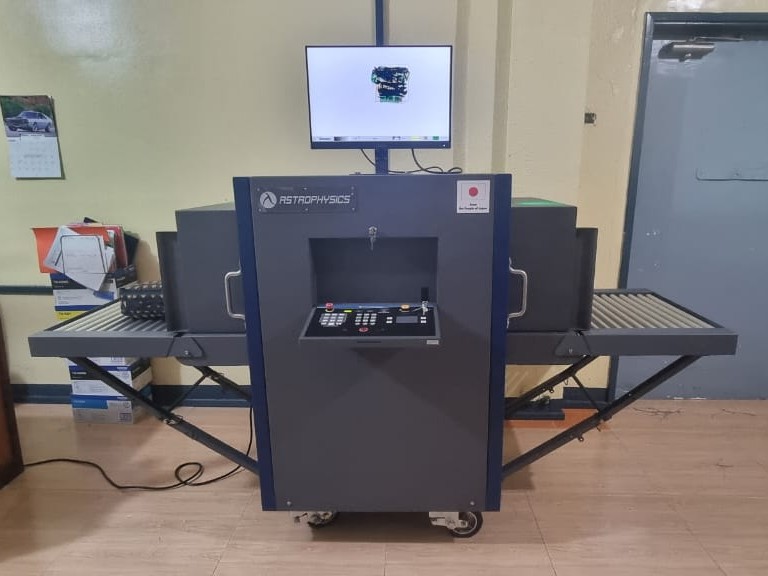 パラオ向け「荷貨物用検査装置」を納品